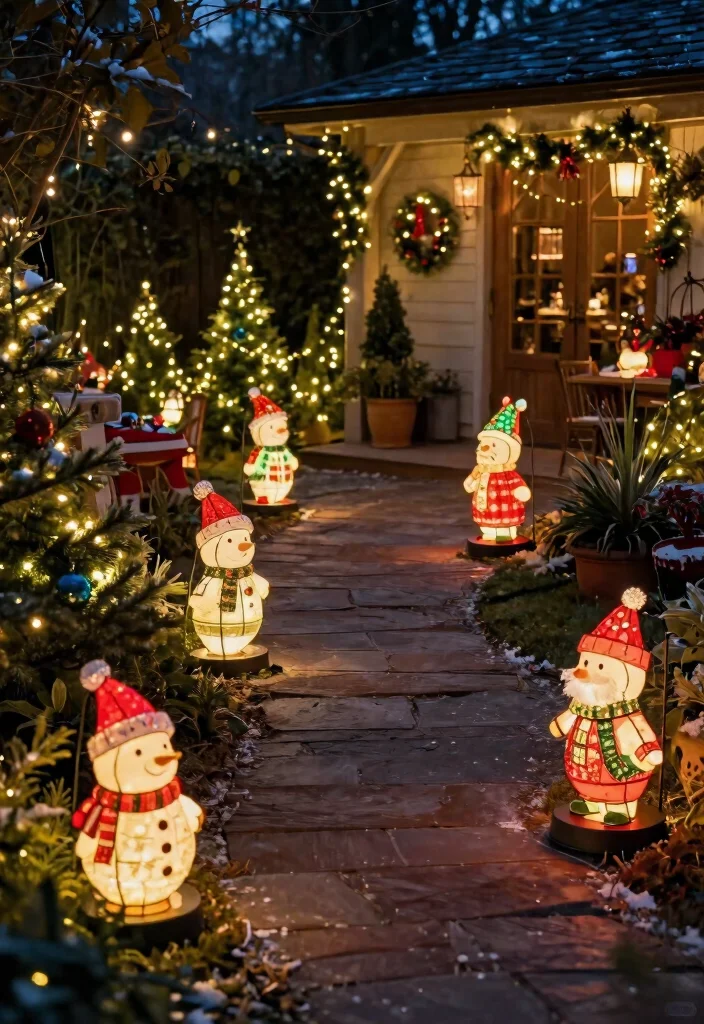 21 Festive Outdoor Christmas Lantern Ideas Holiday Glow 16. LED Lanterns with Holiday Themes 0