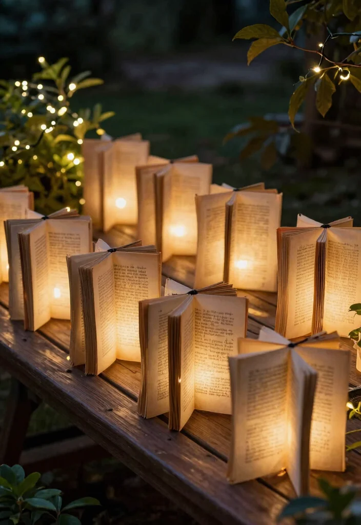21 Festive Outdoor Christmas Lantern Ideas Holiday Glow 6. Lanterns from Old Book Pages 0