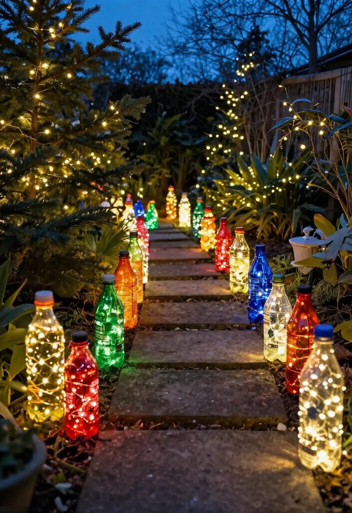 21 Festive Outdoor Christmas Lantern Ideas Holiday Glow 9. Lanterns from Plastic Bottles 0