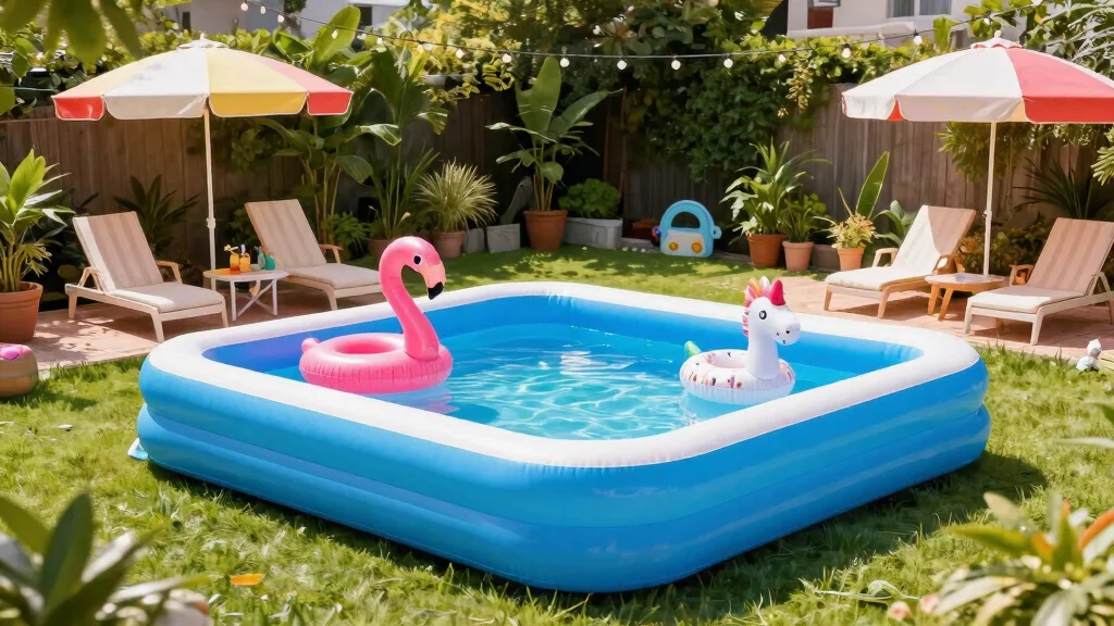 21 Fun Inflatable Pool Ideas for Your Backyard Summer Setup [Must See]