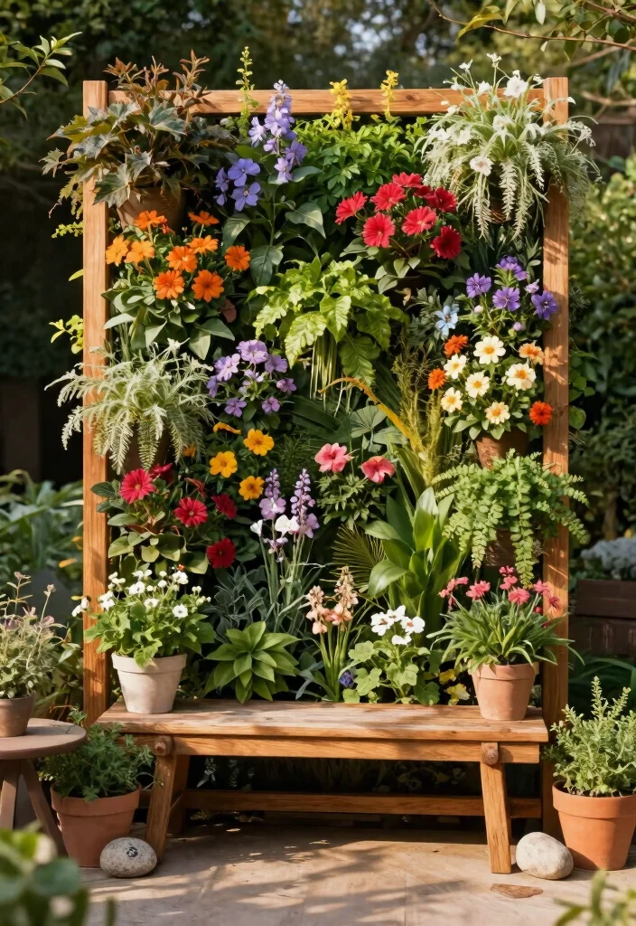 21 Smart Patio Screen Ideas for Ultimate Backyard Privacy 1. Vertical Garden Wonder 0