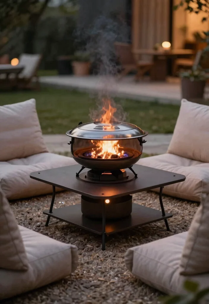 21 Stunning Chiminea Ideas for a Cozy Backyard Fire Must See 11. Portable Tabletop Chiminea 0