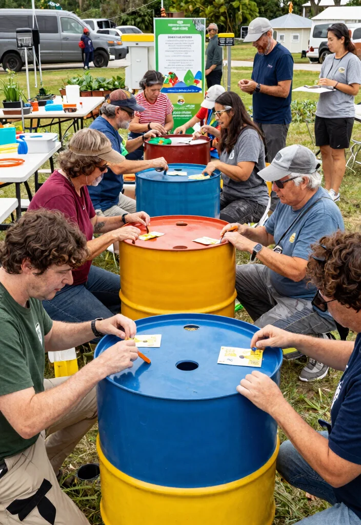 25 Clever Rain Barrel Ideas to Save Water and Money 11. Community Rain Barrel Initiatives 0