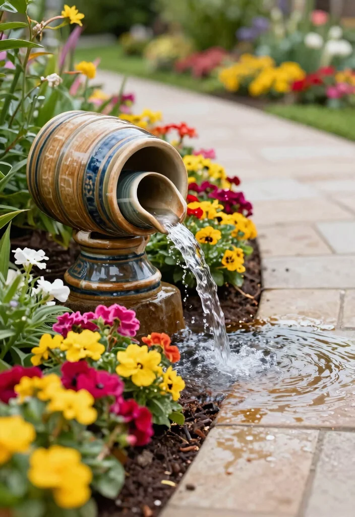 25 Clever Rain Barrel Ideas to Save Water and Money 13. Decorative Overflow Solutions 0