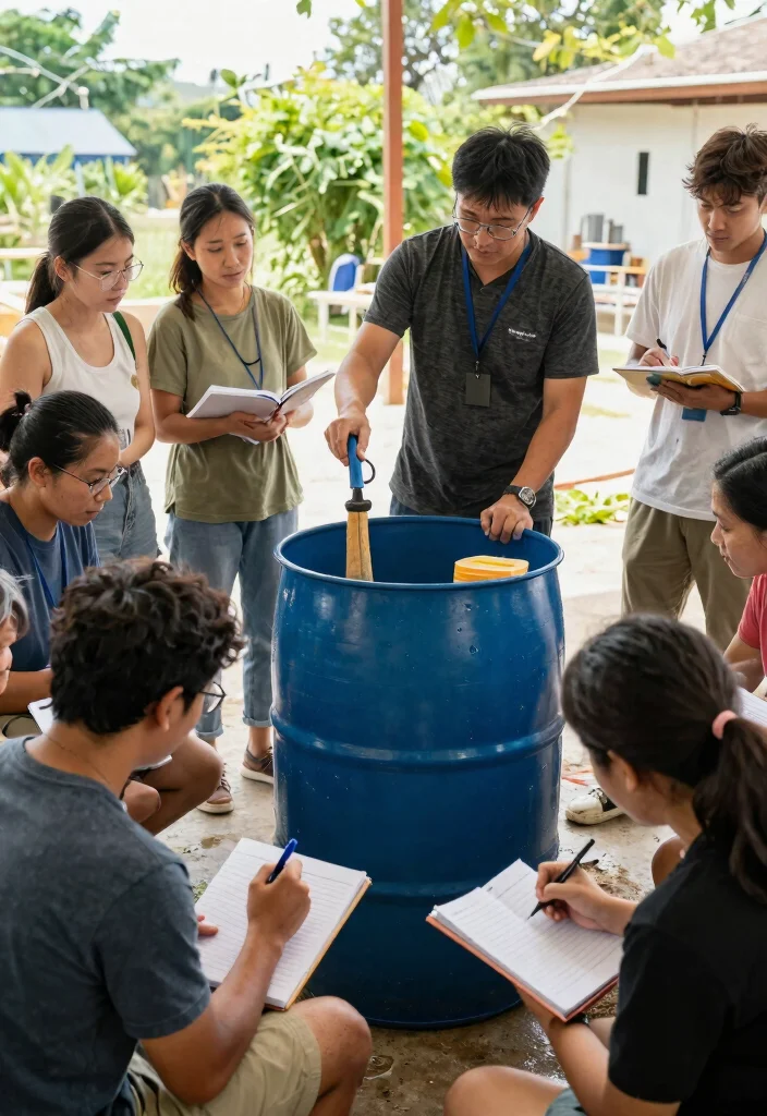 25 Clever Rain Barrel Ideas to Save Water and Money 18. Educational Workshops on Rainwater Harvesting 0