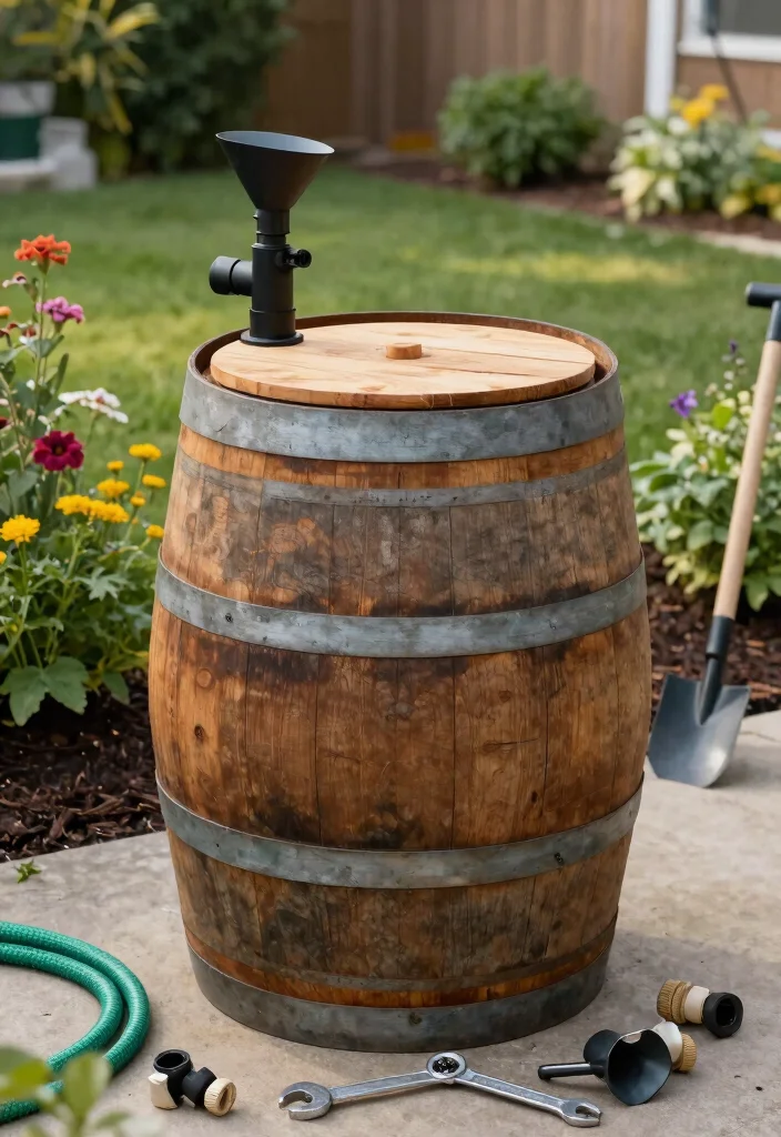 25 Clever Rain Barrel Ideas to Save Water and Money 2. DIY Rain Barrel Projects 0