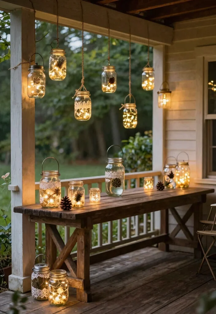25 Magical Outdoor Lantern Ideas to Light Up Your Porch 2 25 Magical Outdoor Lantern Ideas to Light Up Your Porch 2. Rustic Mason Jar Lanterns 0