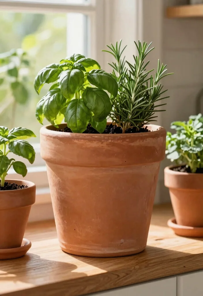 7 Aesthetic Pottery Compost Bin Ideas for Kitchen Counters 1. Earthy Terracotta Charm 0