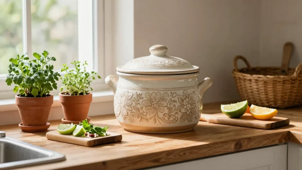 7 Aesthetic Pottery Compost Bin Ideas for Kitchen Counters