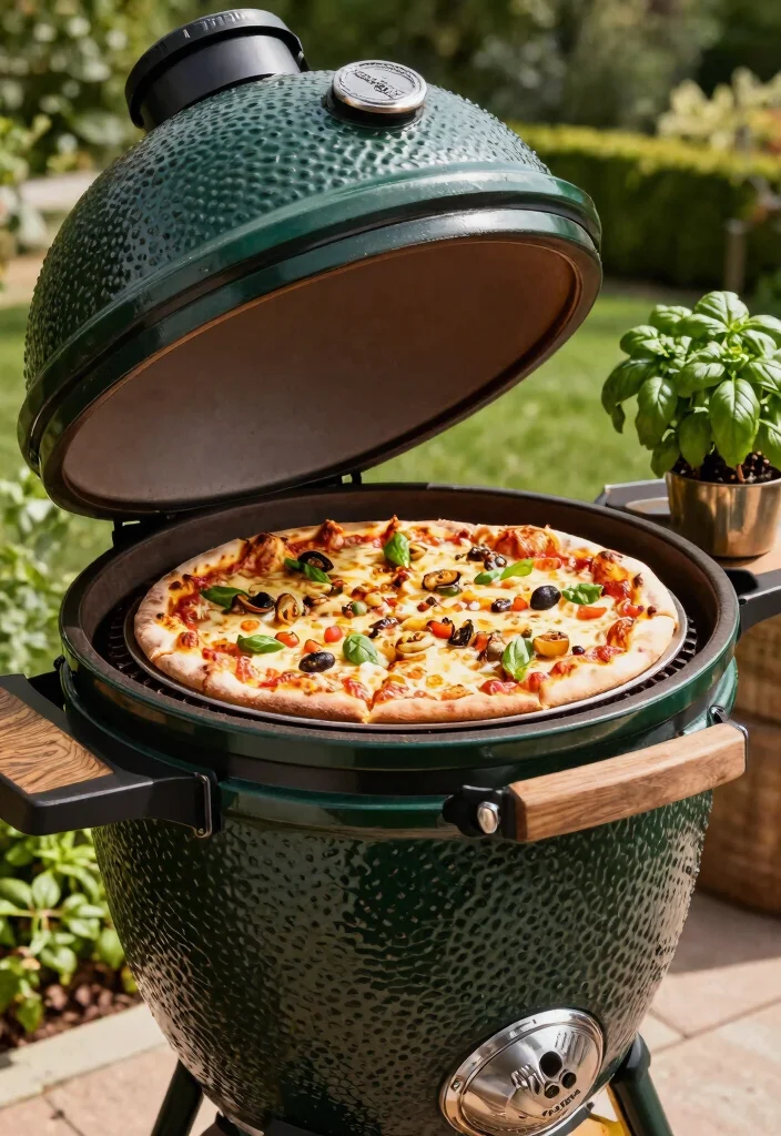 7 Best Kamado Grills for Pizza Making Crispy Crust 1. Big Green Egg Kamado Grill 0
