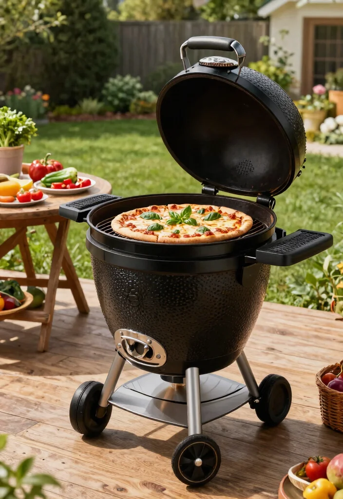 7 Best Kamado Grills for Pizza Making Crispy Crust 3. Vision Grills Professional Series 0