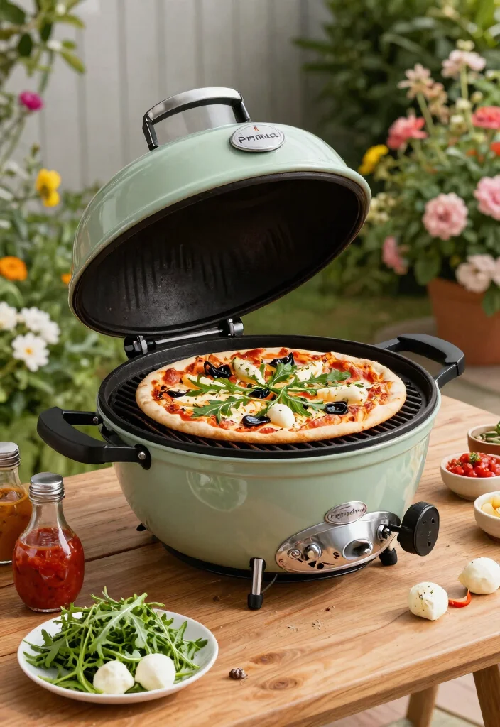 7 Best Kamado Grills for Pizza Making Crispy Crust 4. Primo Ceramic Grills 0