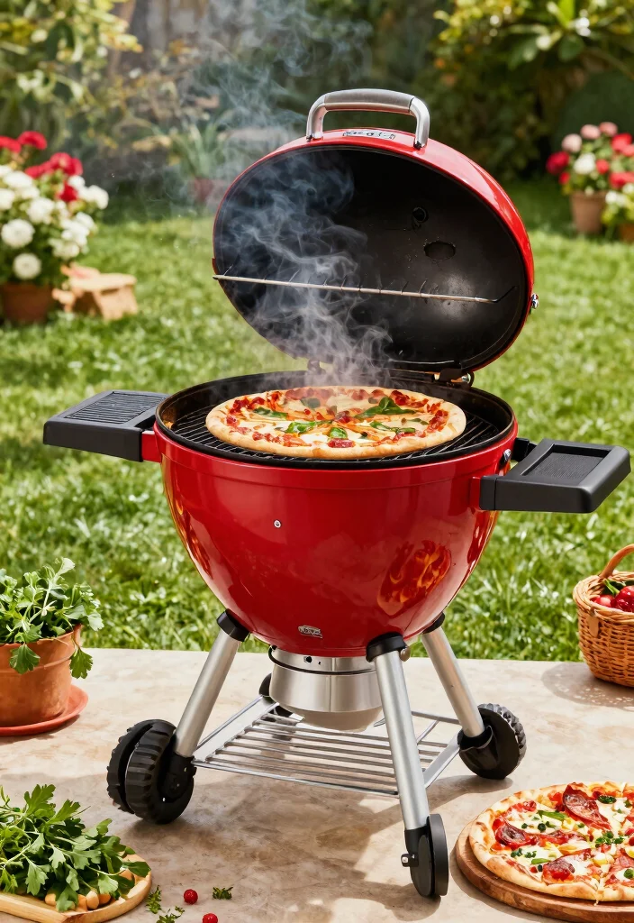 7 Best Kamado Grills for Pizza Making Crispy Crust 6. Flame King Kamado Grill 0