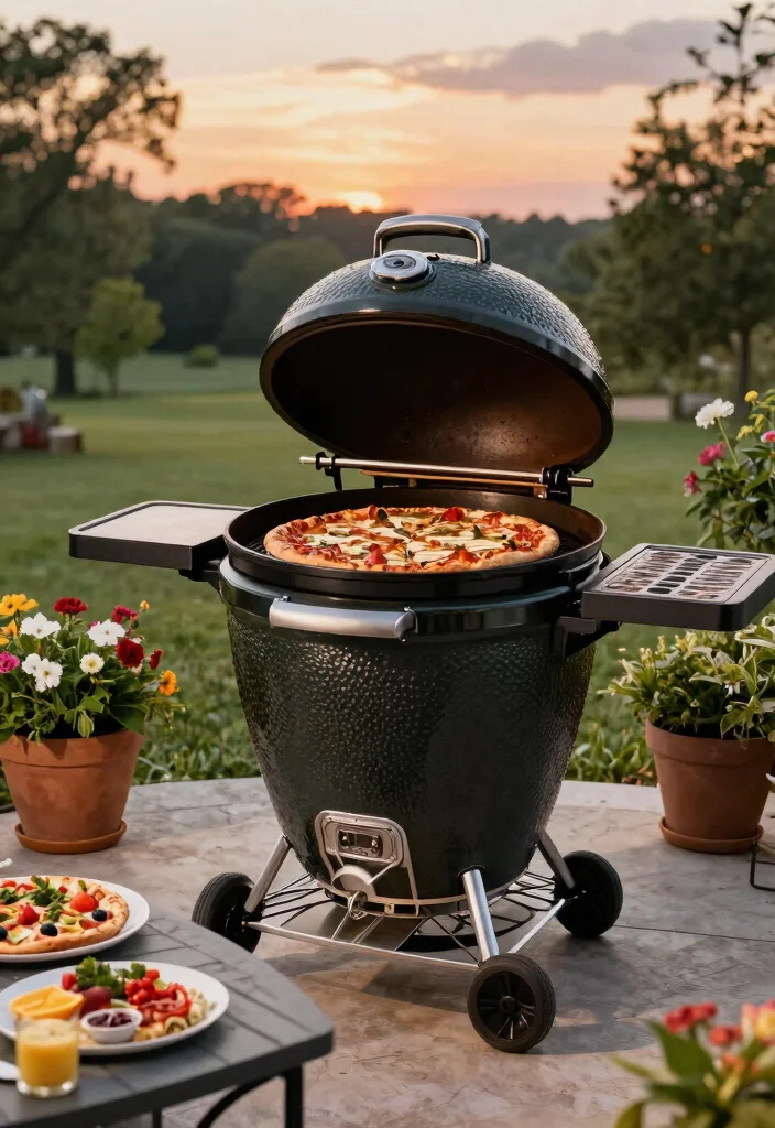 7 Best Kamado Grills for Pizza Making Crispy Crust 7. Louisiana Grills Kamado 0