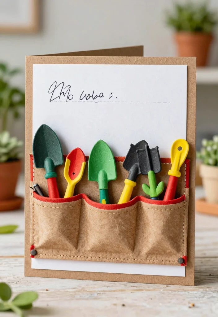 7 Creative Tool Belt Card Ideas for Fathers Day Crafts 1. Classic Tool Belt Card 0