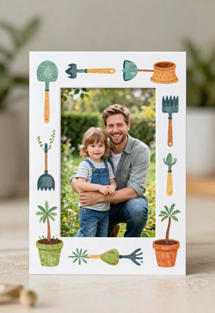 7 Creative Tool Belt Card Ideas for Fathers Day Crafts 7. Photo Frame Tool Belt Card 0