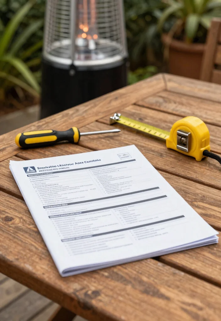 7 Easy Patio Heater Installation Tips for Safe Operation 2. Follow Manufacturer Instructions 0