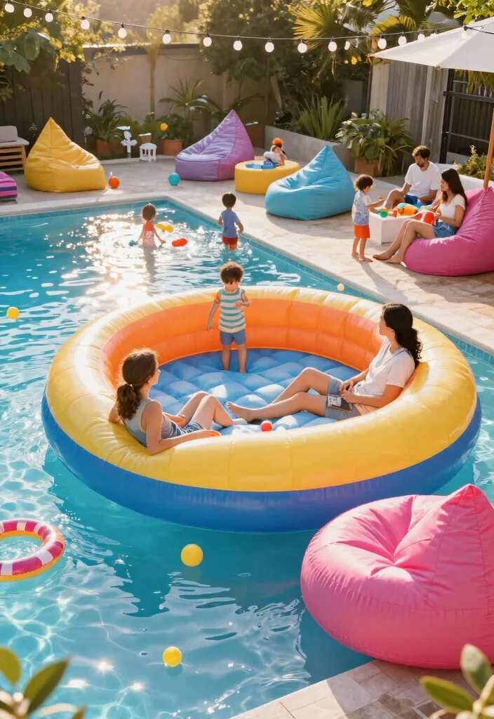 7 Luxurious Inflatable Sofa Pool Ideas Lounge in Style 3. Family Friendly Fun Zone 0