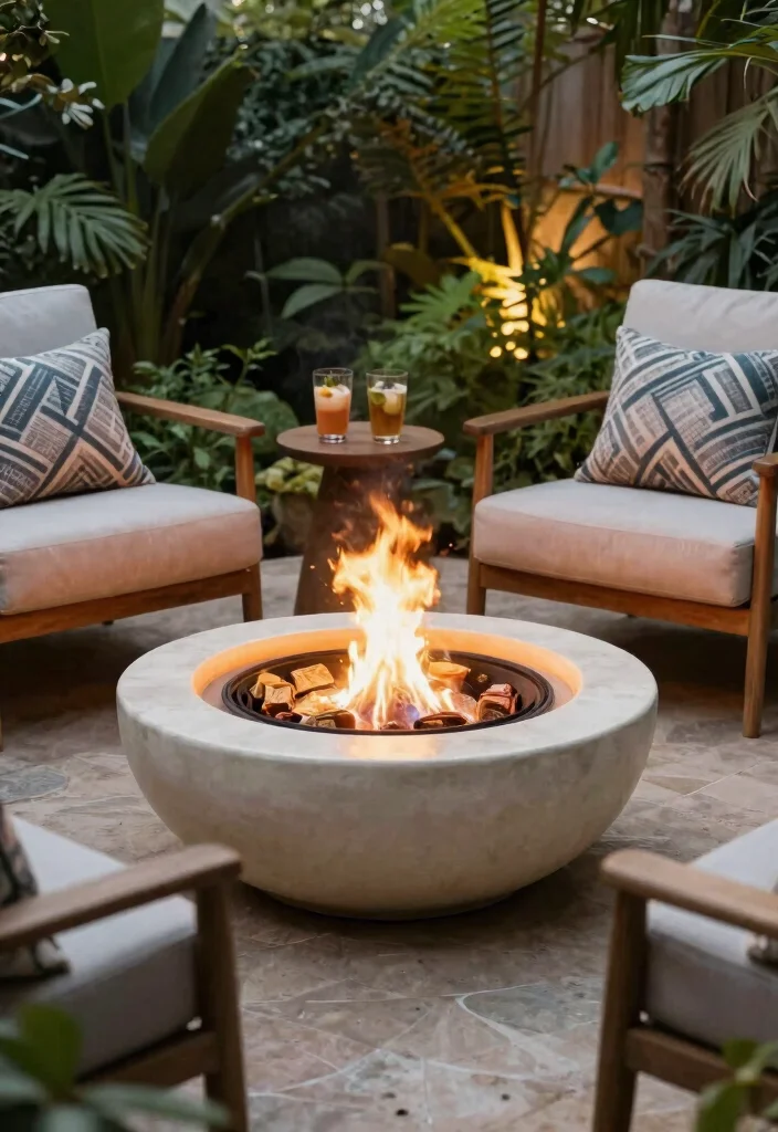 7 Stylish Ceramic Table Top Fire Pit Bowls for Your Boho Garden Decor 5. Stylish Fire Bowls with Built In Features 0