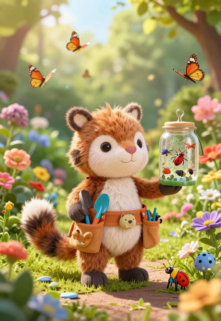 9 Adorable Kids Tool Belt Ideas for Little Helpers Safe Toys 5. Playful Critter Tool Belt 0