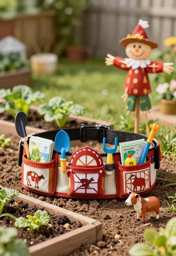 9 Adorable Kids Tool Belt Ideas for Little Helpers Safe Toys 8. Mini Farmhand Tool Belt 0
