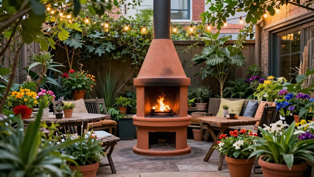 9 Beautiful Terracotta Chiminea Ideas for a Warm Glow
