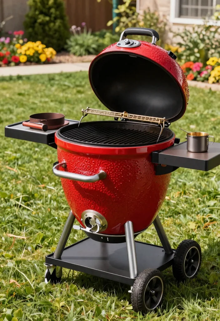 9 Best Kamado Grill with Cart Models for Easy Moving 1. Kamado Joe Classic II with Cart 0
