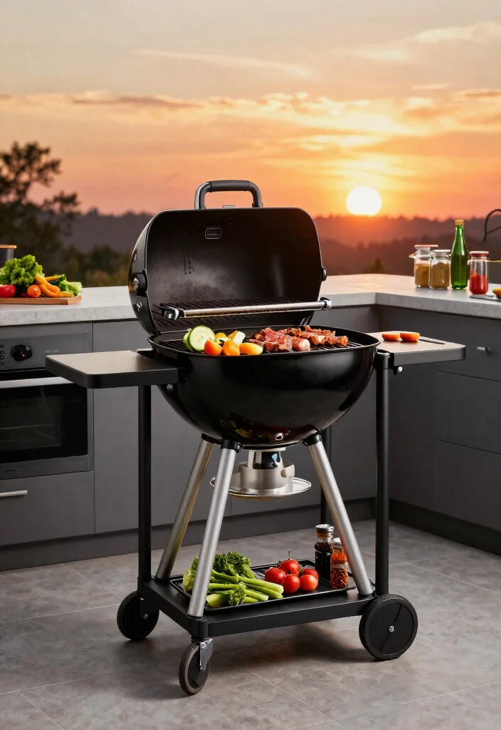 9 Best Kamado Grill with Cart Models for Easy Moving 2. Weber Summit Charcoal Grill with Cart 0