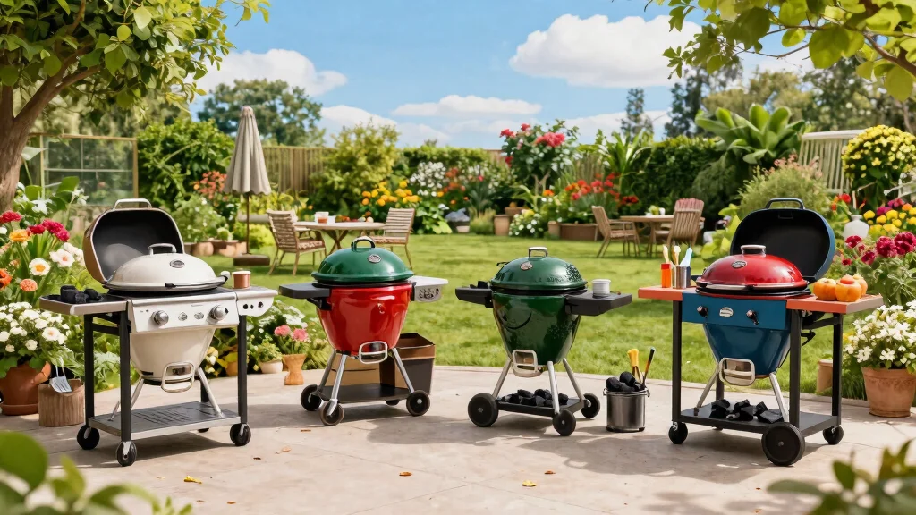9 Best Kamado Grill with Cart Models for Easy Moving