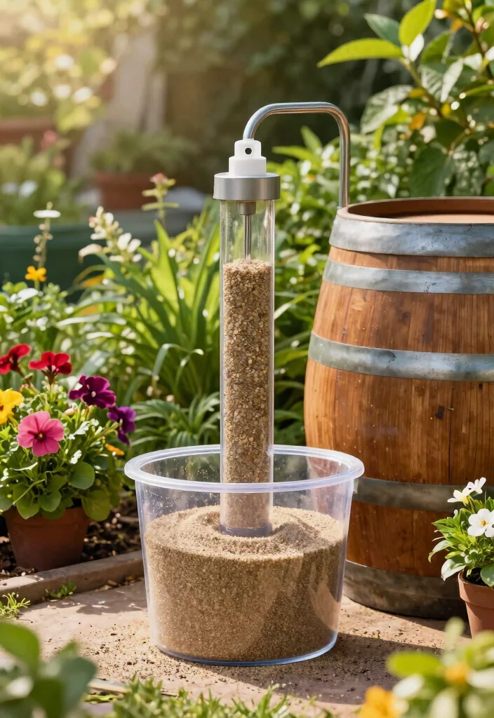 9 Best Rain Barrel Filter Ideas for Clean Garden Water 3. DIY Sand Filters 0