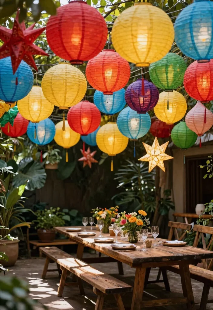 9 Bright Outdoor Lantern Festival Ideas for Backyard Events 2 9 Bright Outdoor Lantern Festival Ideas for Backyard Events 2. Colorful Paper Lanterns 0