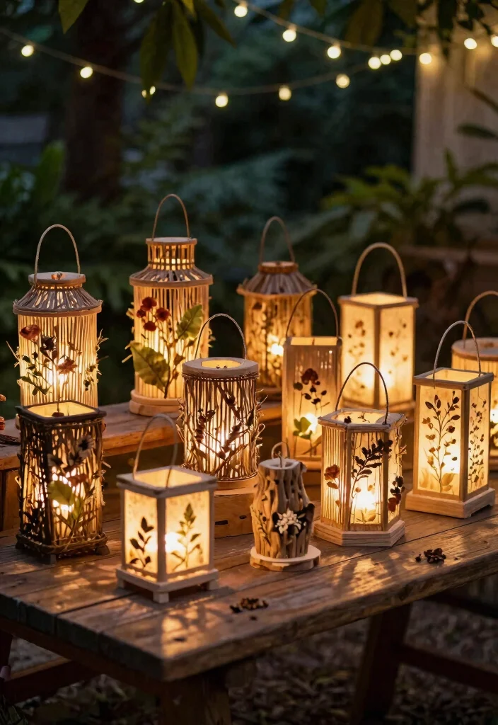 9 Bright Outdoor Lantern Festival Ideas for Backyard Events 7 9 Bright Outdoor Lantern Festival Ideas for Backyard Events 7. Lanterns With Natural Elements 0