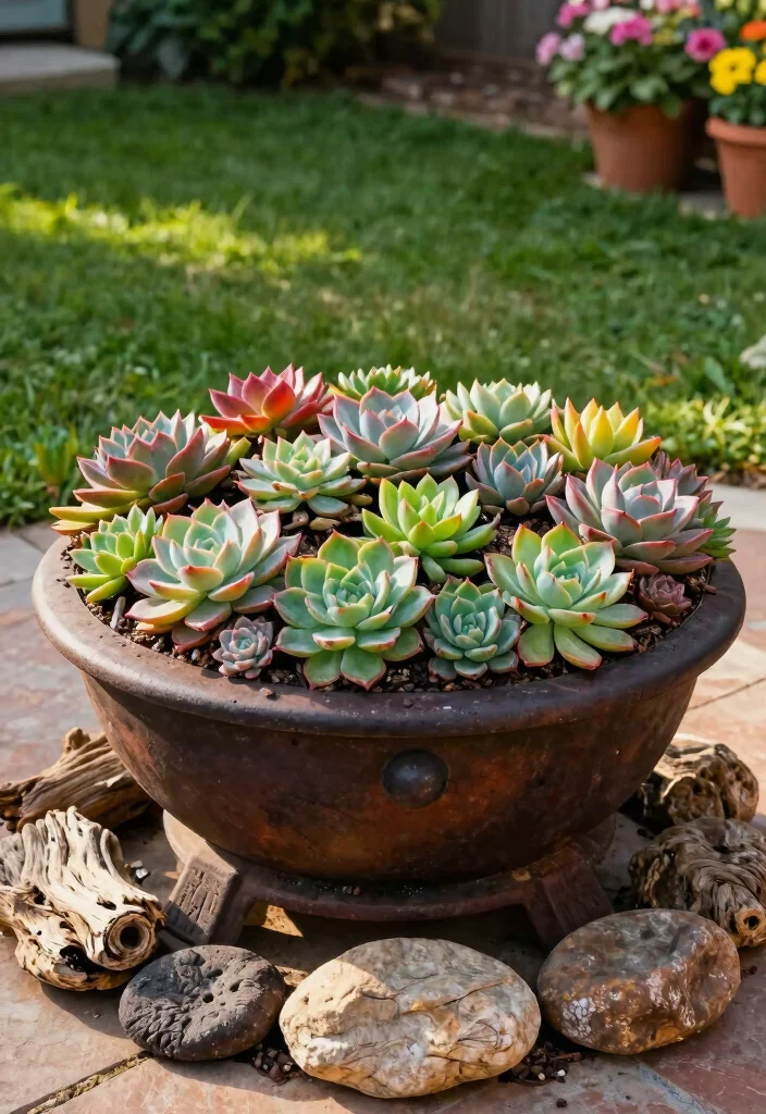 9 Clever Chiminea Planter Ideas to Upcycle Old Clay 2 9 Clever Chiminea Planter Ideas to Upcycle Old Clay 2. Succulent Display 0