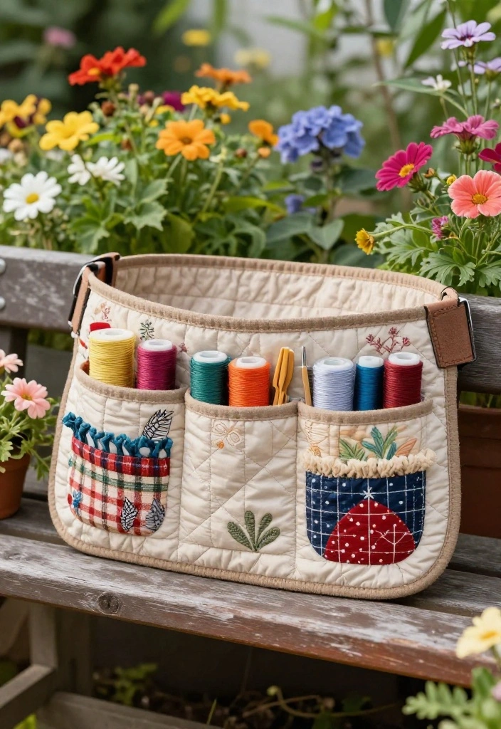 9 Cute Sewing Tool Belt Ideas to Keep Your Pins Handy 5. Quilted Comfort Tool Belt 0