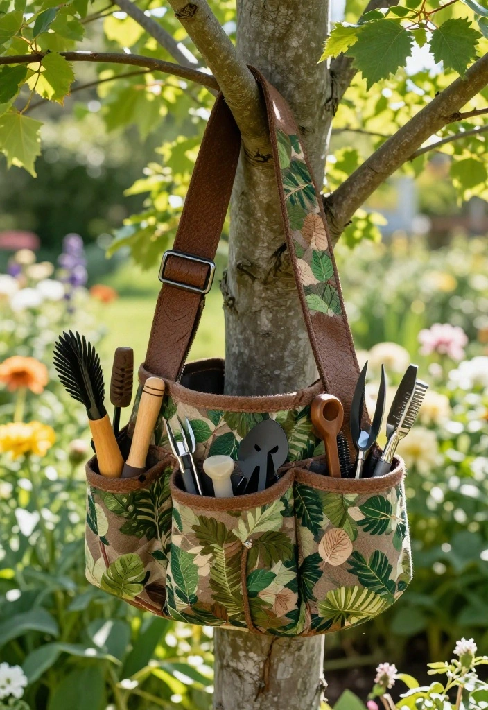 9 Cute Sewing Tool Belt Ideas to Keep Your Pins Handy 8. Nature Inspired Tool Belt 0