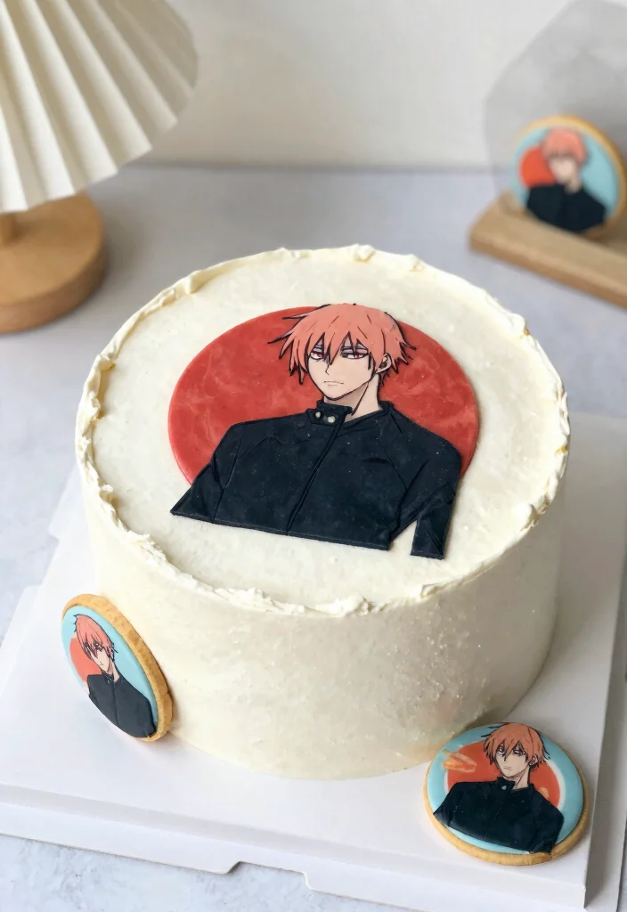 9 Epic Chainsaw Man Cake Ideas for Anime Fans Birthday Bakes 4. Chainsaw Man Logo Cake 0