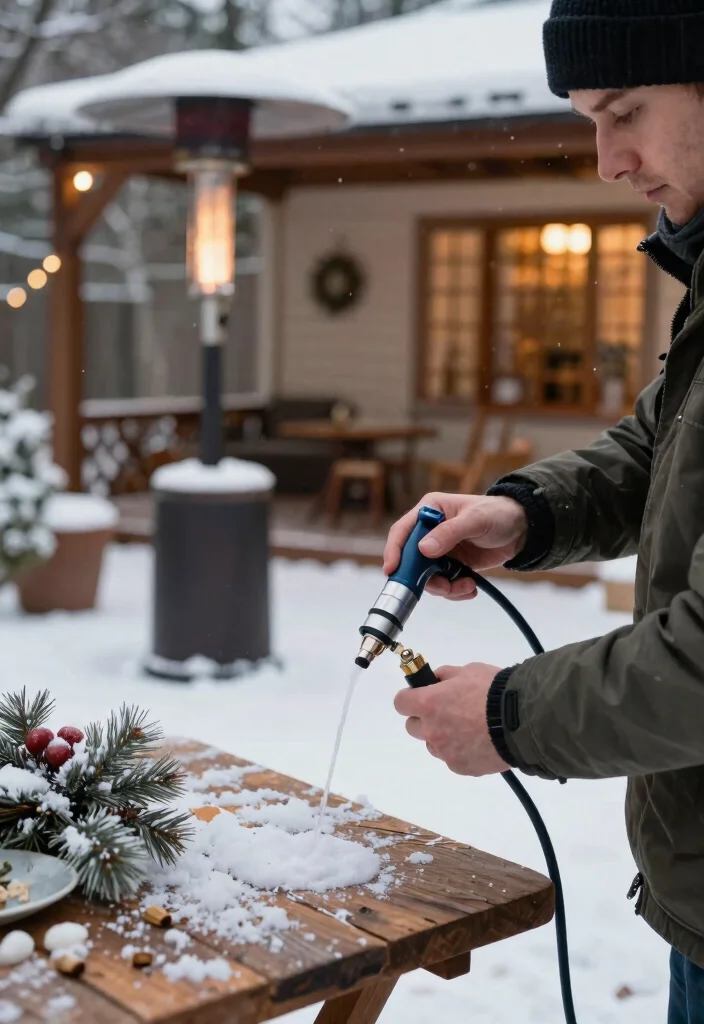 9 Essential Winter Patio Heater Maintenance Tips Pro Guide 2. Check for Gas Leaks 0