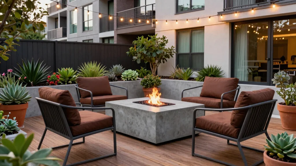 9 Modern Concrete Table Top Fire Pit Designs (Industrial)