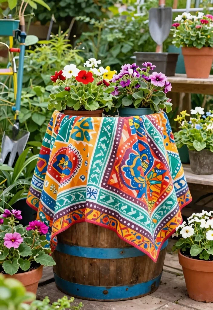 9 Secure Rain Barrel Cover Ideas to Keep Mosquitoes Out 3 9 Secure Rain Barrel Cover Ideas to Keep Mosquitoes Out 3. Stylish Fabric Covers 0